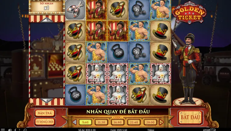 Chinh Phục Game Nhanh Golden Ticket Tại VaoBet Với Cơ Hội Thắng Lớn